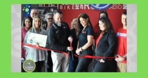 E-Town Fitness Elmhurst expansion grand opening ribbon cutting